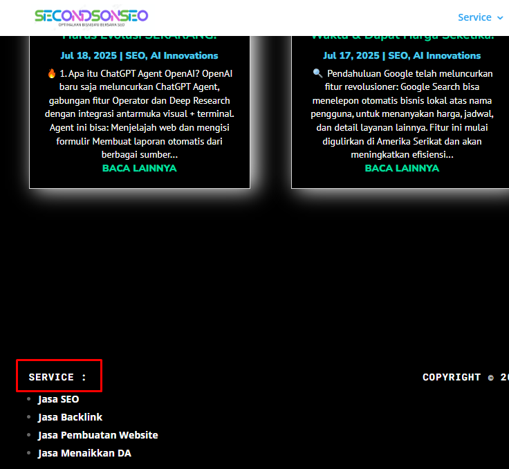 footer link - secondsonseo footer link - secondsonseo